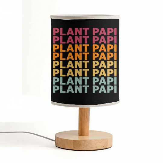 Plant Papi Plant Lover Plant Daddy Pot Indoor Fabric Lamps