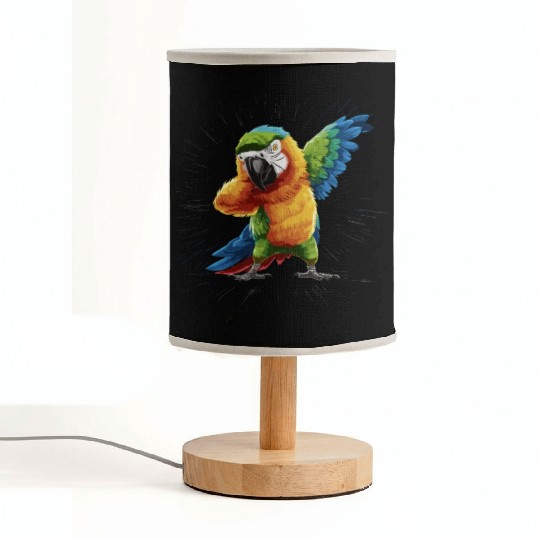Macaw Parrot for a Bird Lover Animal Lover Fabric Lamps