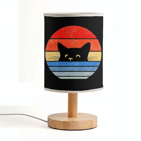 Cat Lover Cat Owner Cute Cat Fabric Lamps