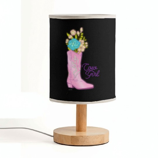 COW GIRL Fabric Lamps