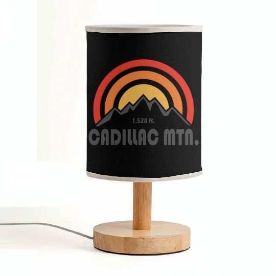 Cadillac Mountain Acadia National Park Fabric Lamps