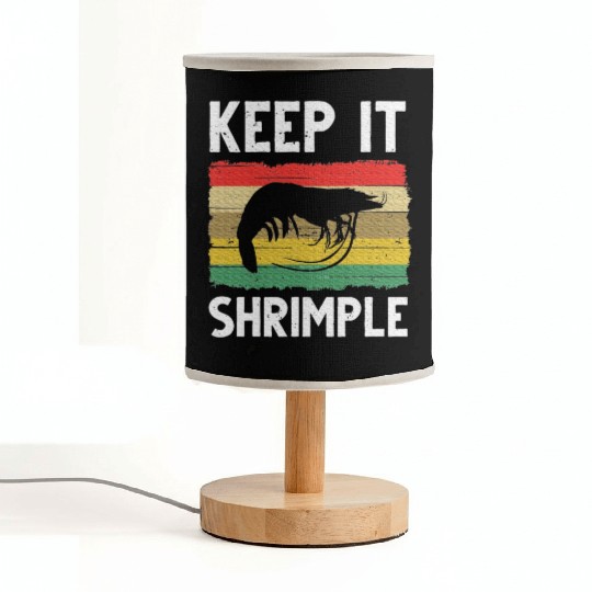 Shrimp Cool Fishing Prawn Lover Fabric Lamps