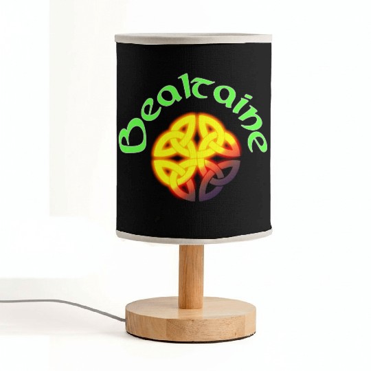 Bealtaine Irish Celtic Festival with Celtic Knot Fabric Lamps