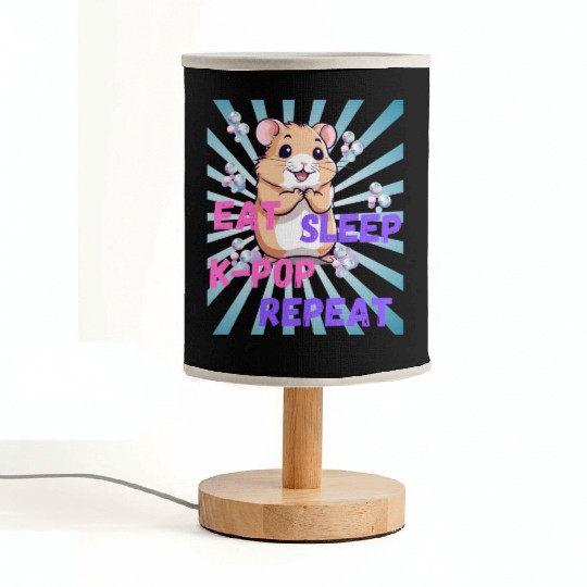 K Pop Fabric Lamps - kawaii k-pop hamster - cute kpop