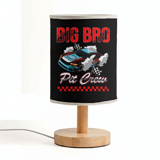 Race Car Birthday Party Racing Family Big Brother Fabric Lamps