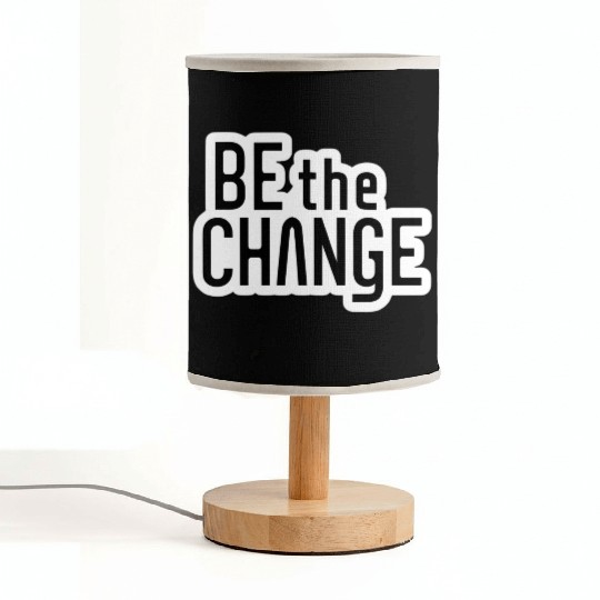 Be the Change Fabric Lamps