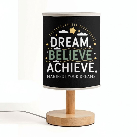 Manifest Your Dreams Fabric Lamps