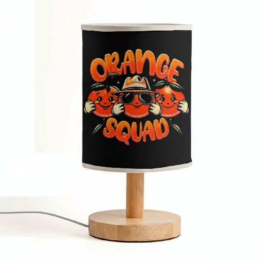 Orange Citrus Fruit Lover Orange Squad Meme Fabric Lamps