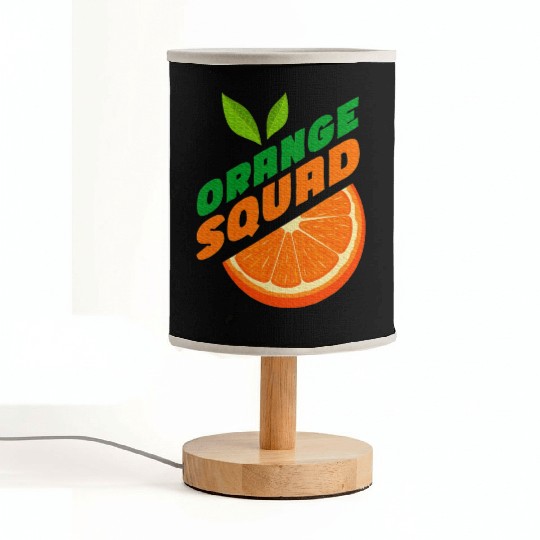 Orange Citrus Fruit Orange Lover Orange Squad Fabric Lamps
