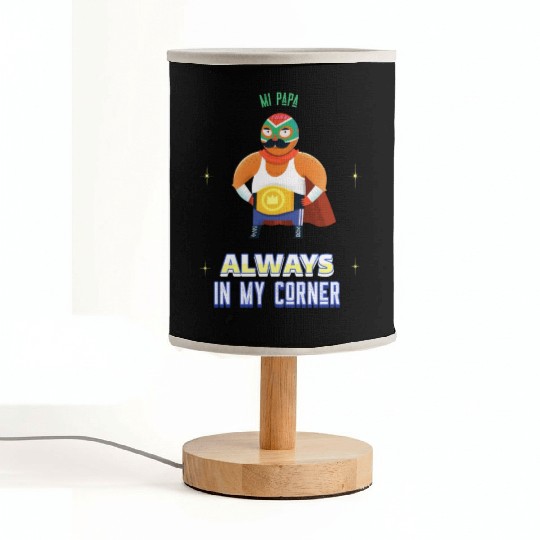 Lucha Libre Dad : Mexican fathers day 2024 Fabric Lamps