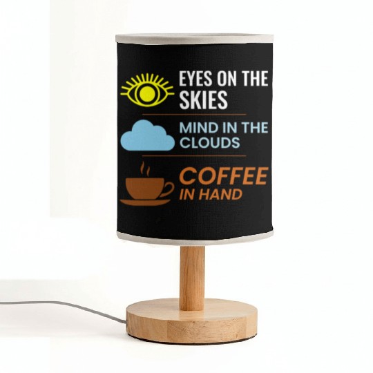 Air Traffic Controller Coffee ATC Aviation Humor Fabric Lamps