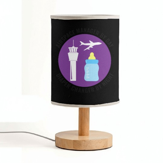 Air Traffic Controller ATC Dad Aviation Humor Fabric Lamps