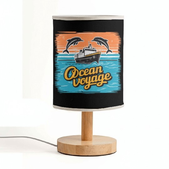 Ocean Voyage Fabric Lamps