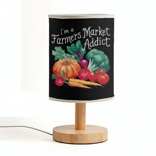 Farmers Market Farmer Agriculture Farming Food Fabric Lamps