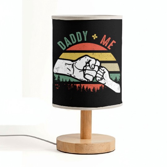 Love Daddy and Me Fabric Lamps