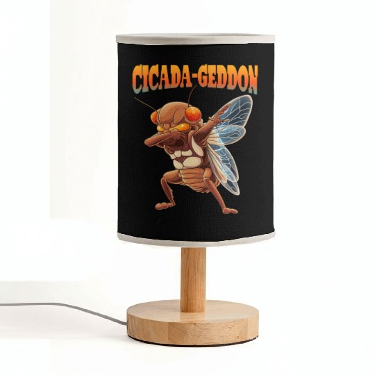Funny Dabbing Cicada 2024 Dab Fabric Lamps