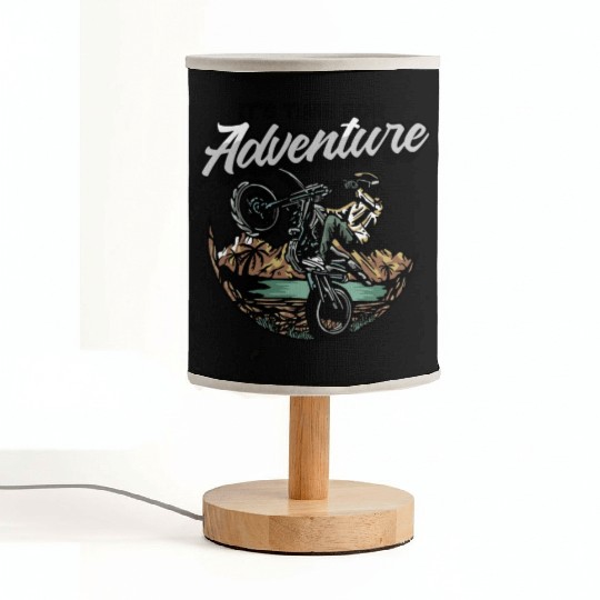 MOTOCROSS ITS TIME ADVENTURE Fabric Lamps