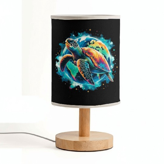 Earth Day Restore Sea Turtle Fabric Lamps