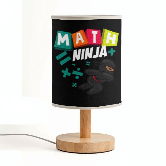 Math Design Math Lover Math Teacher Fabric Lamps