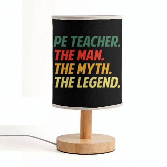 Cool PE Teacher Art Physical Education Teacher Fabric Lamps