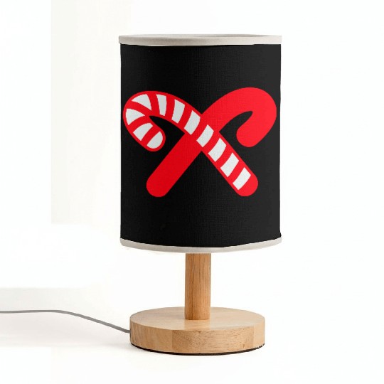 Candy Canes Icon Fabric Lamps