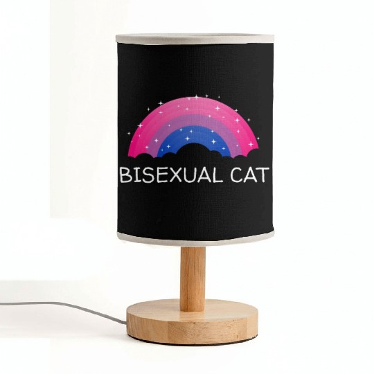 Bisexual Cat Bi LGBTQ Bi Pride LGBT Funny Animal L Fabric Lamps