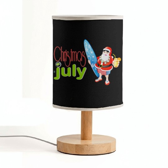 christmas in july Fabric Lamps