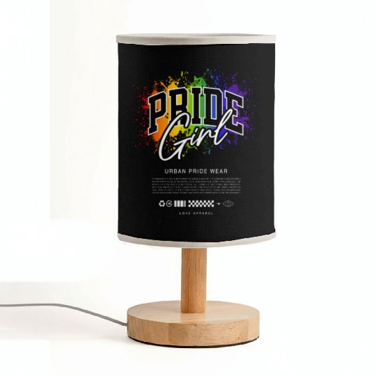 Love Is Love Pride Colors Of Rainbow Equality fun Fabric Lamps