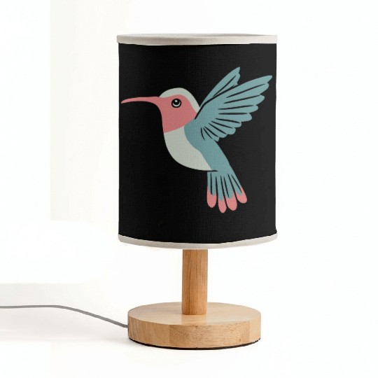 Flying Hummingbird Fabric Lamps