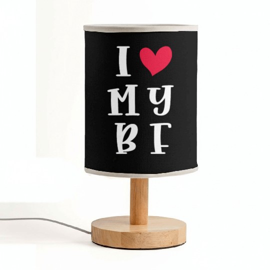 I Love My Boyfriend, Romantic Gift Fabric Lamps