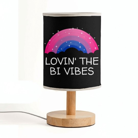 Lovin the Bi Vibes Bisexual LGBTQ Bi Pride LGBT Ga Fabric Lamps