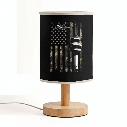 American Flag US, air traffic controller Fabric Lamps