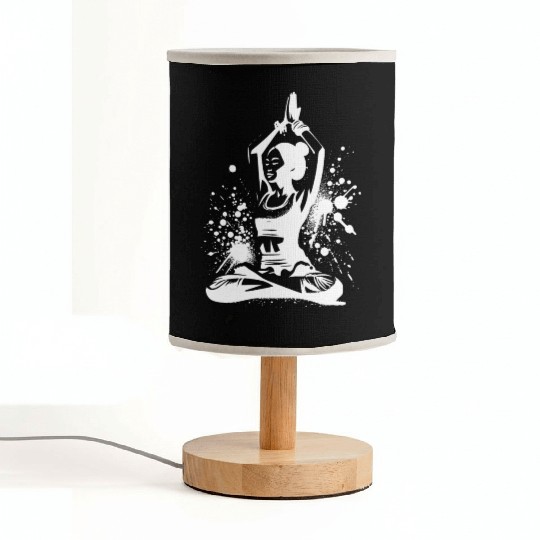 Asian Meditation Relaxation Yoga Teacher Fabric Lamps
