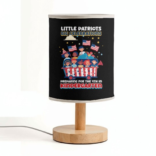 Kindergarten Teacher Patriots Big Celebrations Fabric Lamps