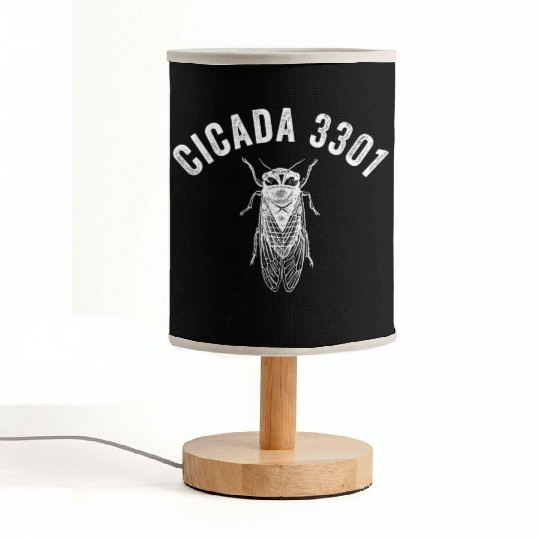 Cicada 3301 Enthusiast Emergence Funny Fabric Lamps
