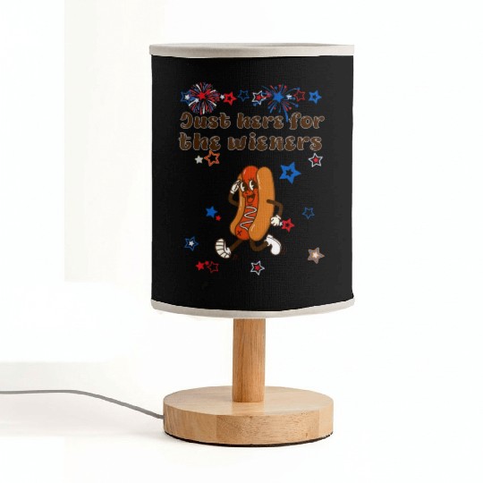 Just Here Wieners Funny Fabric Lamps