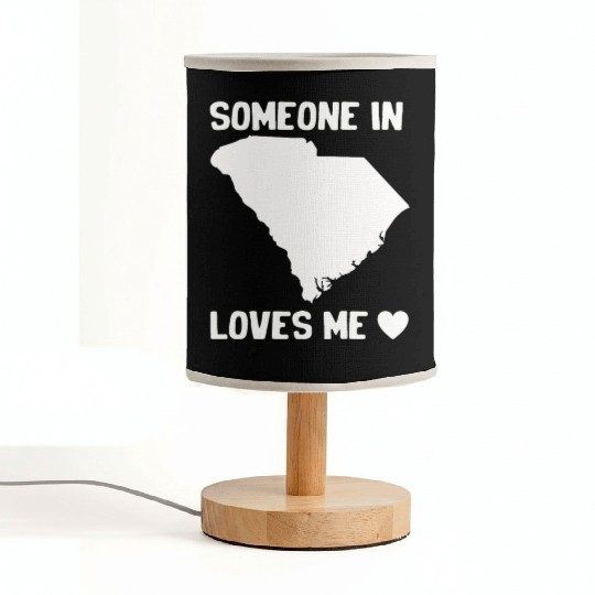 Someone In South Carolina Loves Me Fabric Lamps