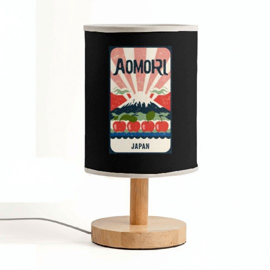 Aomori Harvest: Delicious Apples Fabric Lamps