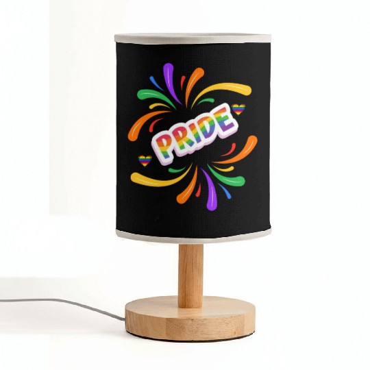 LGBTQ pride month 2024- pride Rainbow Fabric Lamps
