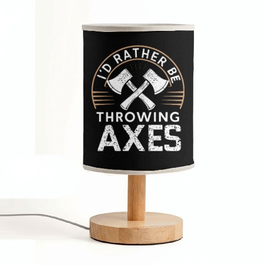 Axe Throwing Enthusiasts Championship Precision Fabric Lamps