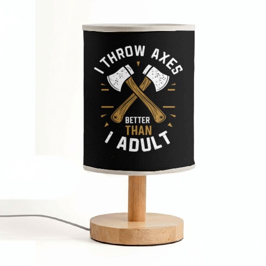 Axe Throwing Enthusiasts Championship Precision Fabric Lamps