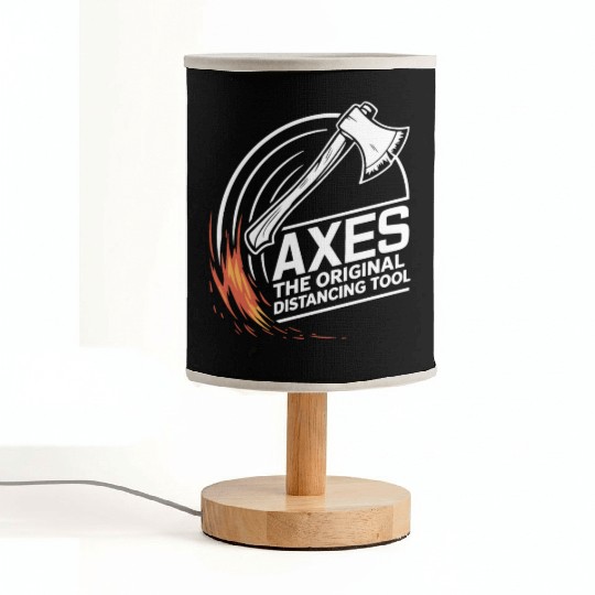 Axe Throwing Enthusiasts Championship Precision Fabric Lamps