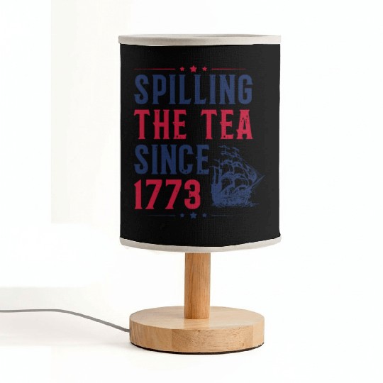Spilling The Tea Fabric Lamps