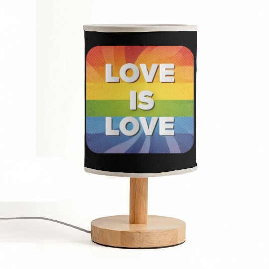 LGBTQ Love is Love Fabric Lamps