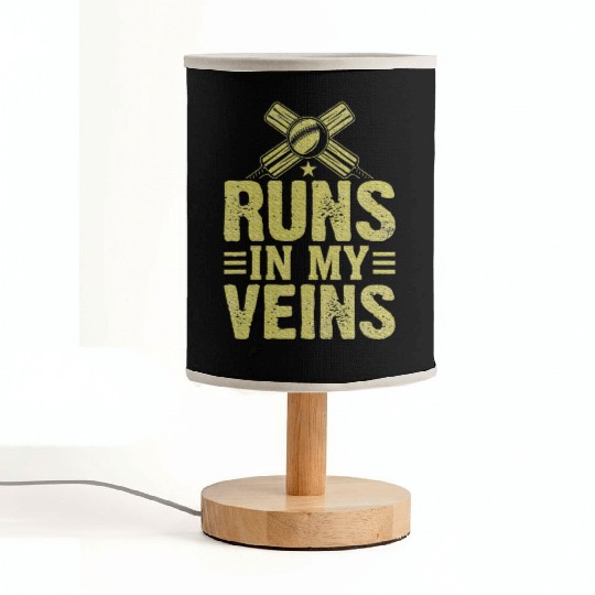Cricket runs in my Veins Cricket Fabric Lamps