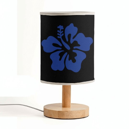 Hibiscus - Blue Fabric Lamps