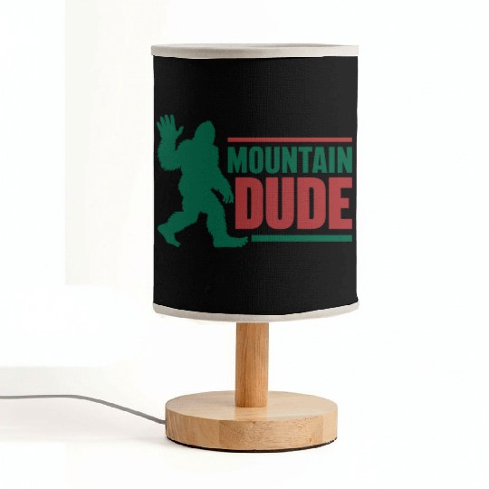 Mountain Dude Fabric Lamps