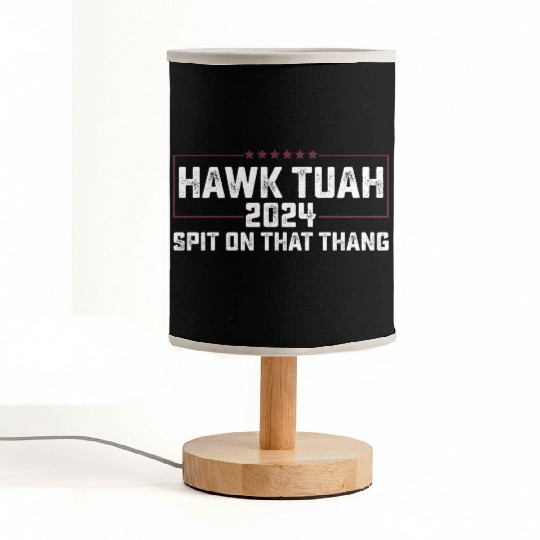 Hawk Tuah 2024 Spit On That Thing Presidential Can Fabric Lamps