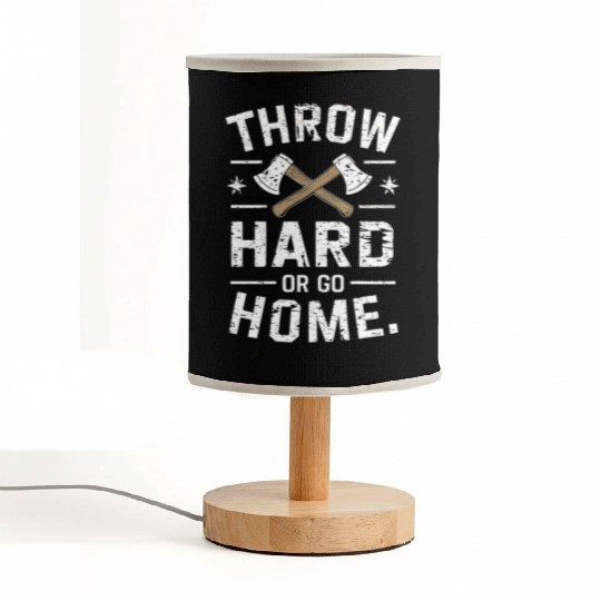 Axe Throwing Enthusiasts Championship Precision Fabric Lamps