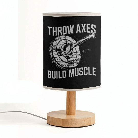 Axe Throwing Enthusiasts Championship Precision Fabric Lamps
